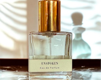 Amber, Distressed Leather and Sandalwood Spray Perfume | Unspoken