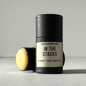 In The Stacks Solid Perfume | Leather + Smoke + Sandalwood Scented Perfume