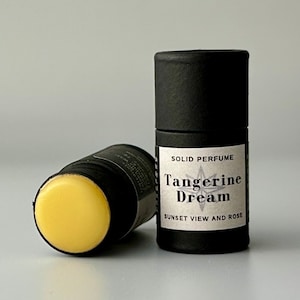 Orange Blossom Vanilla and Jasmine Fragrance | Tangerine Dream Solid Perfume | Beachy Summer Vibes