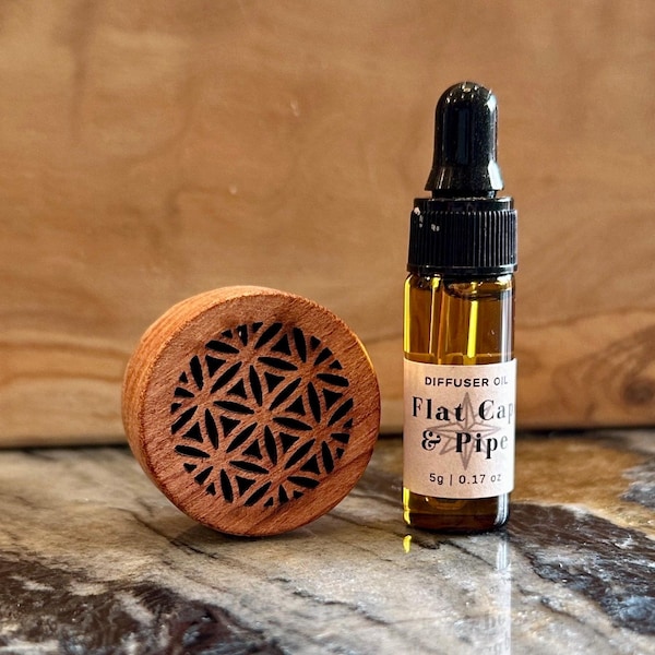 pour voiture parfumé au tabac et au bois de santal - Bouchon plat et tuyau | bois de santal, tabac, vanille