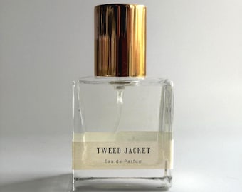 Black Tea, Hay and Musk Scented Solid Perfume | Tweed Jacket