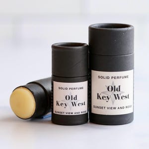 Perfume sólido Old Key West / Perfume con aroma a lima, ron agrícola y roble