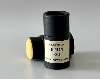 Ionian Sea Solid Perfume | Heliotrope + Salt Spray + Musk Scented Perfume | Unisex Fragrance