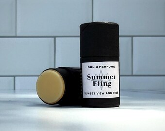 Summer Fling | Carmelized Banana, Coconut and Tobacco Solid Perfume