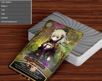 DIY Anime Card Battler Template
