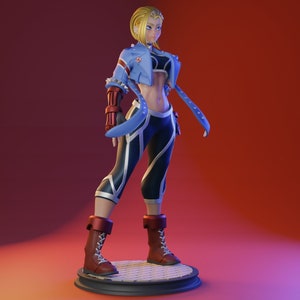 Cammy 3D Printed Figurine Collectable Fun Art Unpainted by EmpireFigures