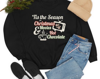 Tis the Season Holiday and Christmas Unisex Heavy Blend Crewneck Sweatshirt