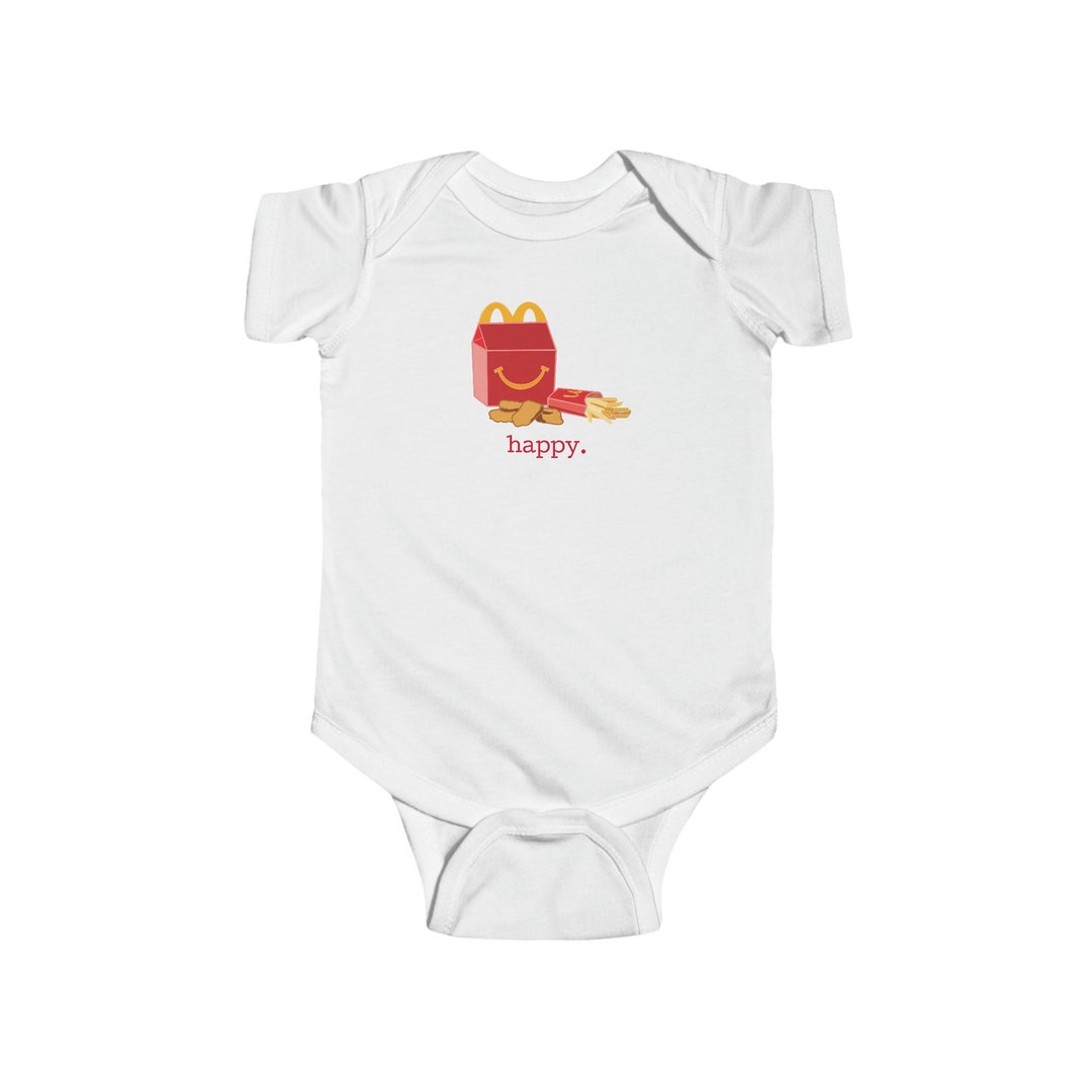 Buy Mcdonalds Punny Happy Meal Baby Onesie, Infant Bodysuit Online in India 