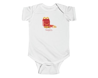 McDonalds Punny Happy Meal Baby Onesie, Infant Bodysuit