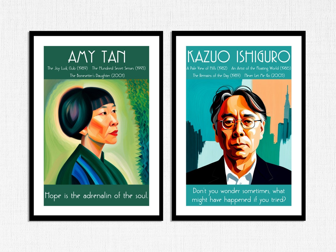 Asian Pacific Islander Heritage Month Posters: Famous Asian Authors ...