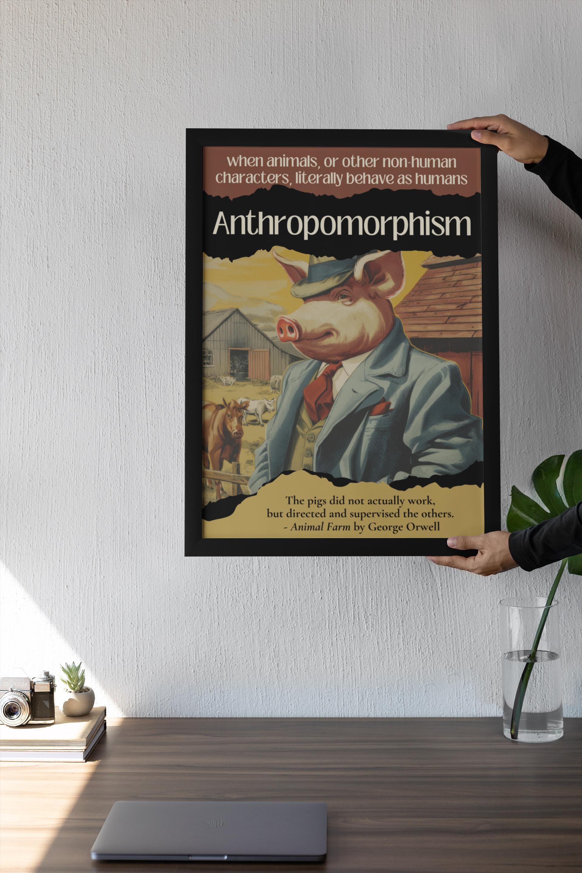 Literary Terms Poster Bundle Set 2: Vintage Figurative Language Poetic ...