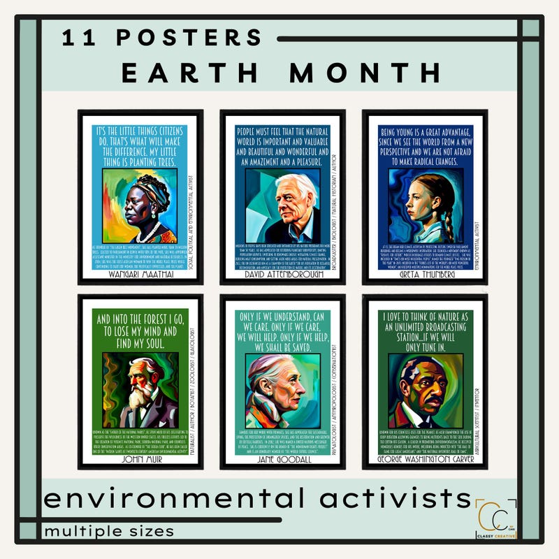 Earth Day Printable - Etsy