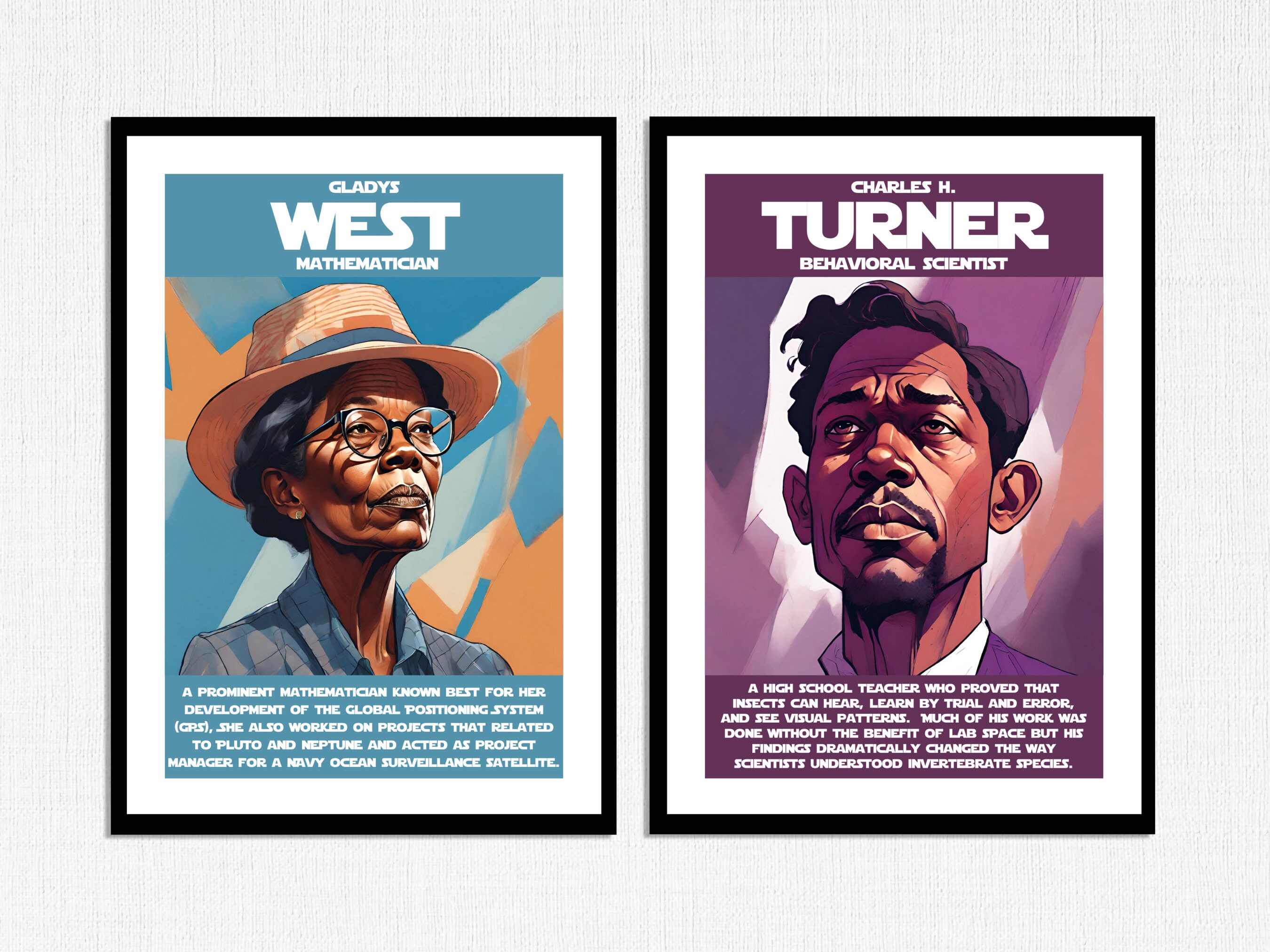 Black History Month Science Posters: African American Scientists Famous ...