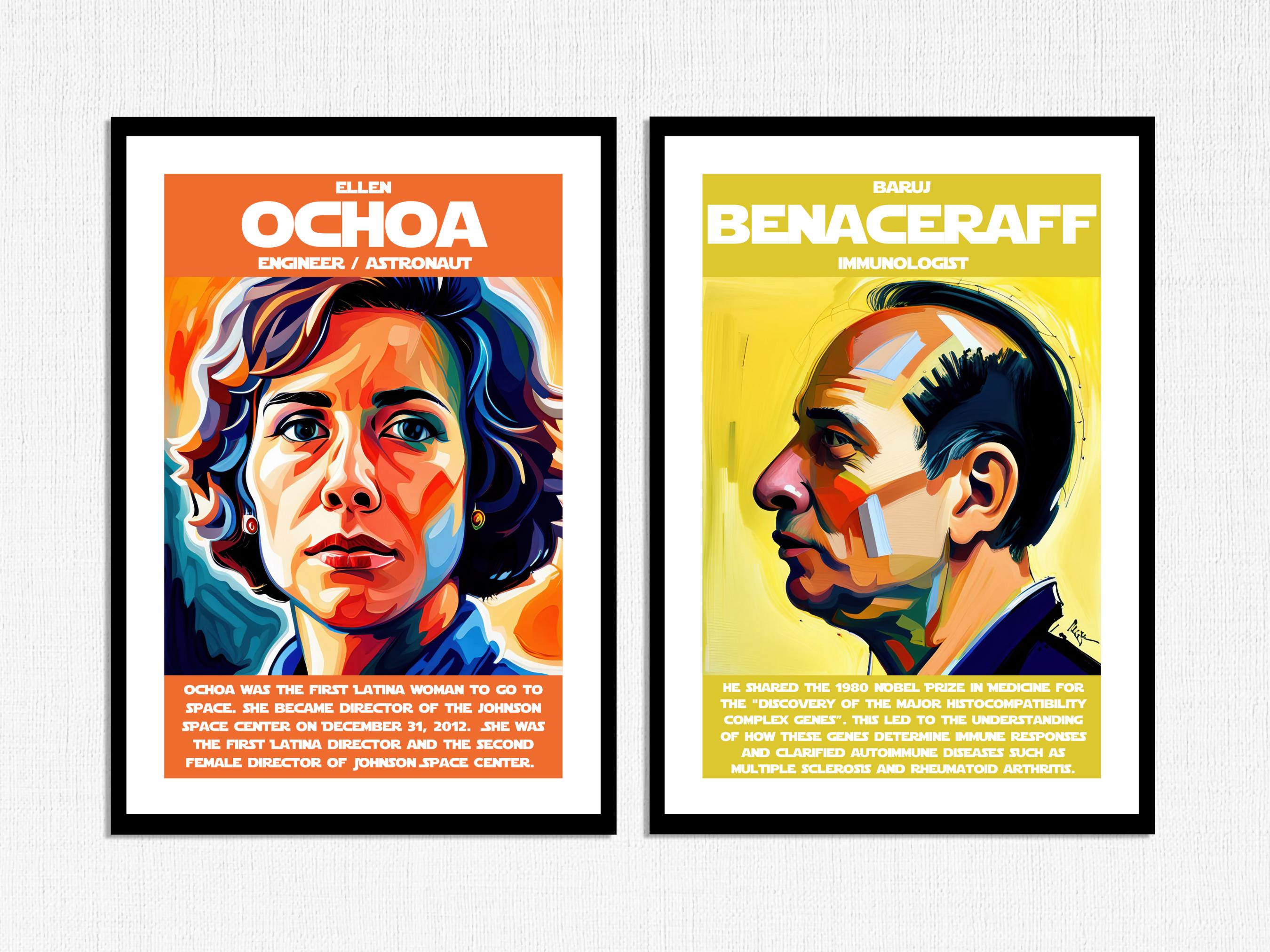 Hispanic Heritage Month Posters: Famous Latino Latina Scientists ...