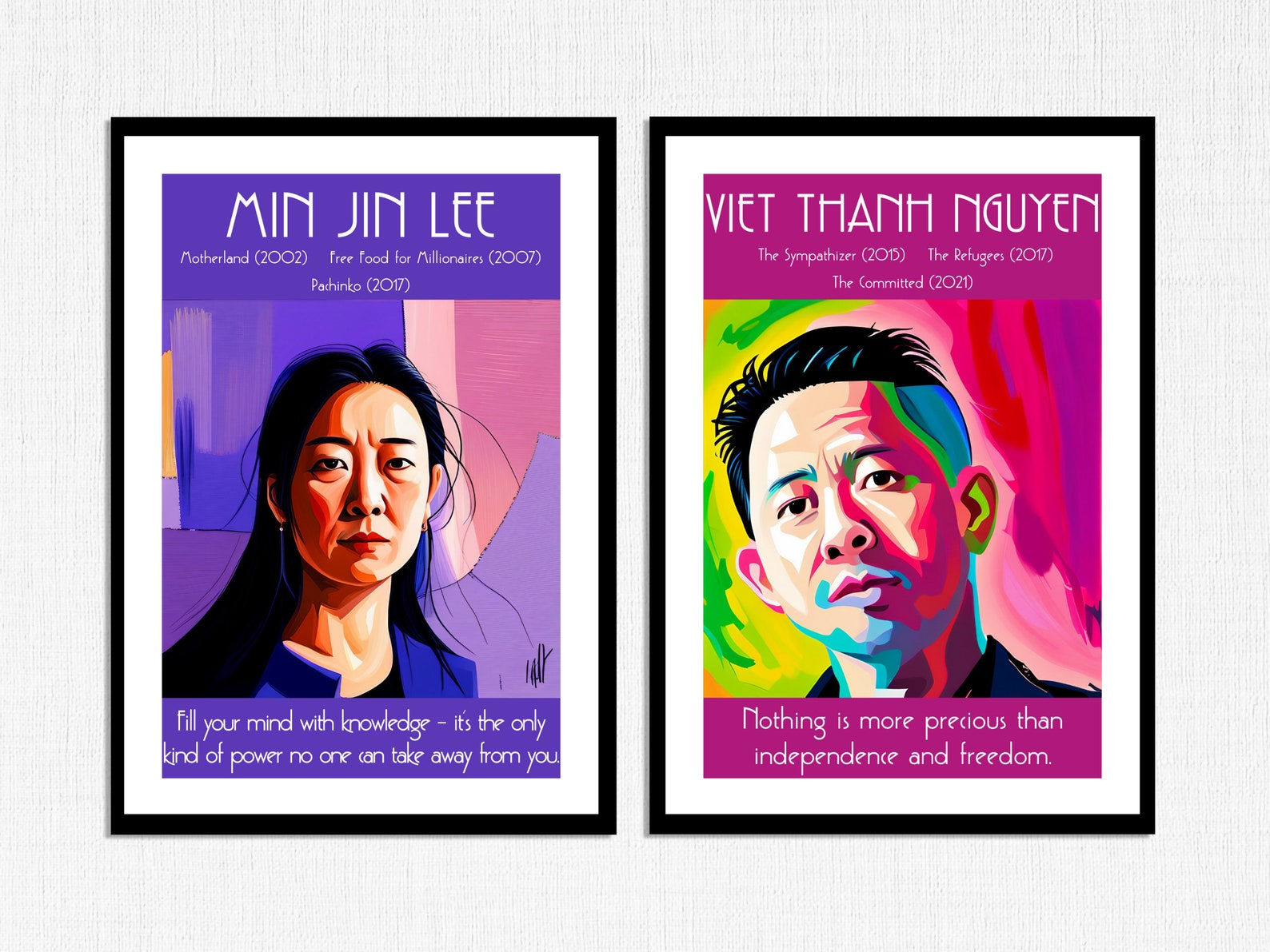 Asian Pacific Islander Heritage Month Posters: Famous Asian Authors ...