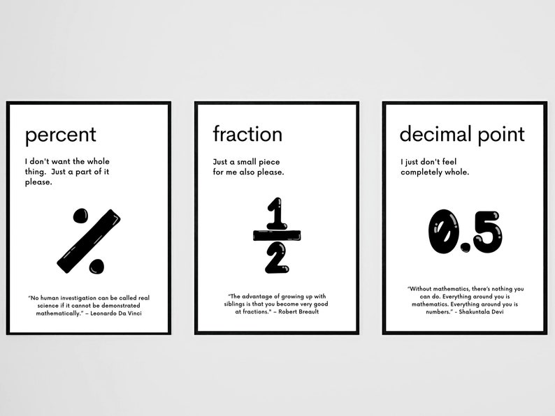 Weird Math Signs Math Symbols Posters: Funny Mathematics Classroom Poster Maths Addition ...
