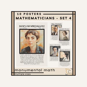Inspirerande matematikerposters: Matematikklassrumsdekor för gymnasiet Berömda matematikhistoriska ekvationer Matematiska upptäckter