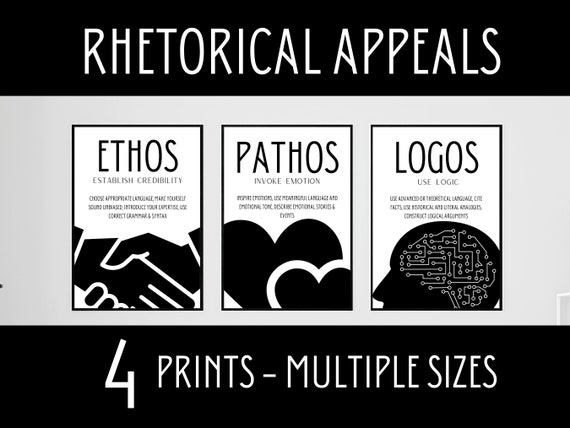 Rhetorical Appeals Ethos Pathos Logos English Classroom - Etsy Denmark