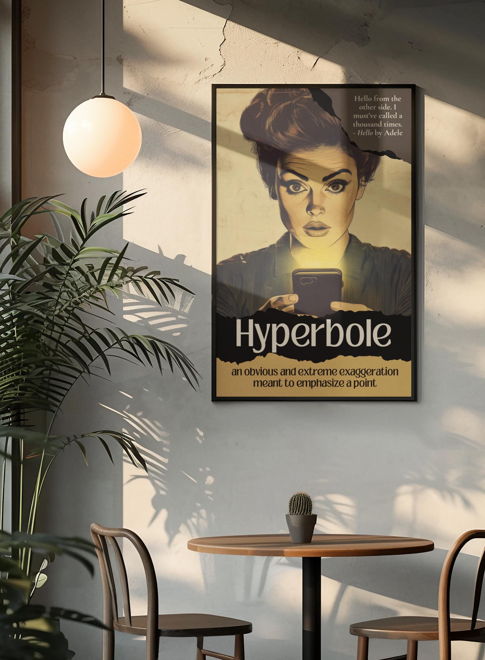 Literary Terms Poster Bundle: Vintage Figurative Language Poetic ...