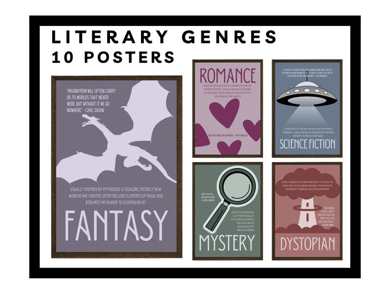 Boho English Classroom Poster Bundle Writing Process Story Elements ...