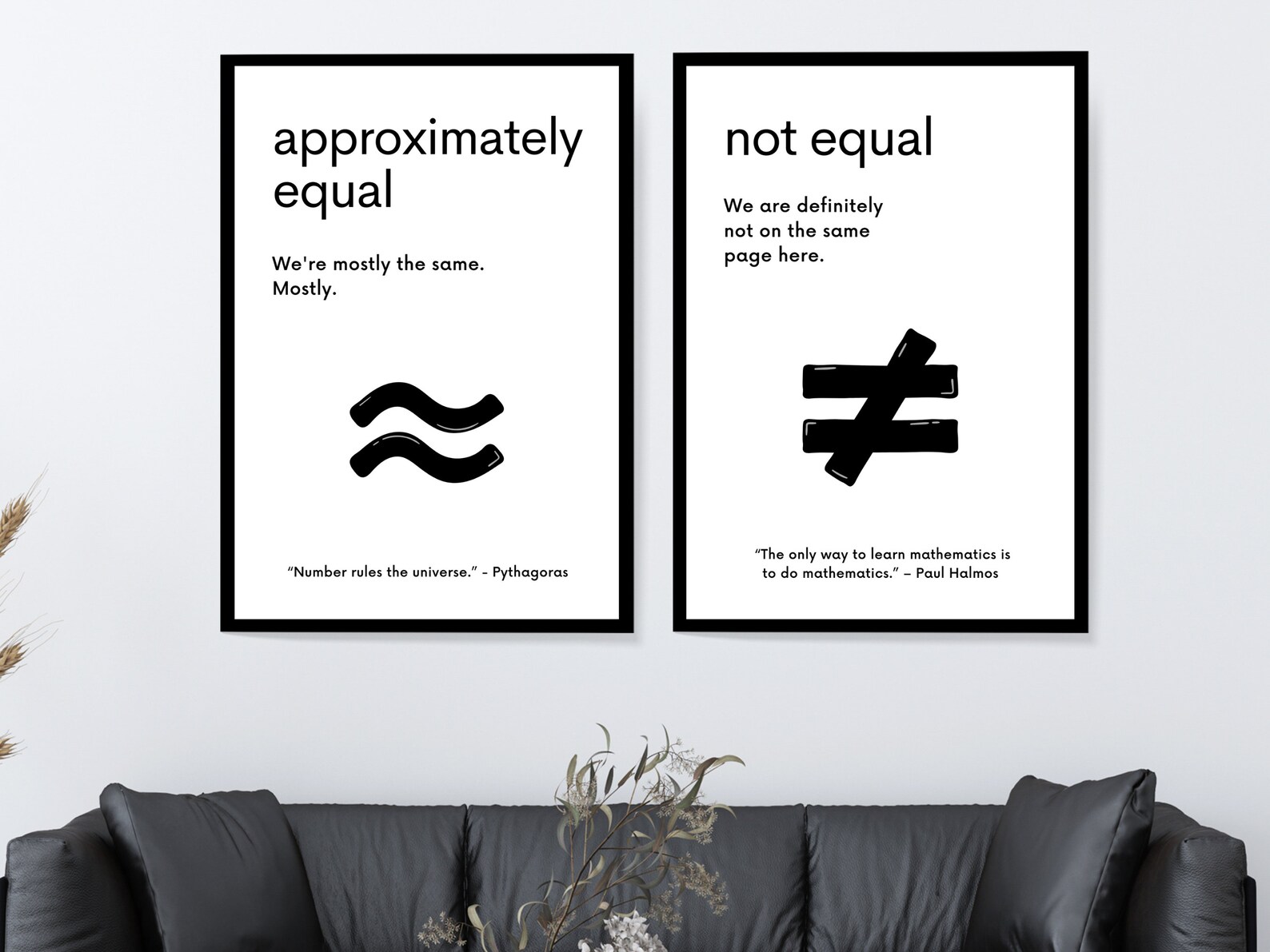 Math Symbols Posters: Funny Mathematics Classroom Poster Maths Addition ...