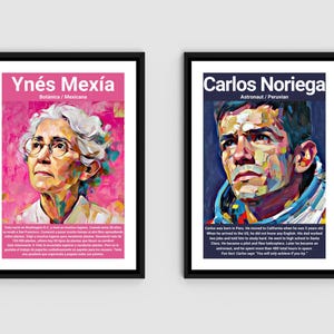Hispanic Heritage Month Posters for Elementary Students: Famous Latino Scientists In Spanish Kids Science Classroom Decor Women in STEM image 6