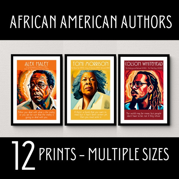 Black History Month Posters, African American Authors, Inspiring Black Writers, Black History Month Bulletin Board, Diverse Classroom Decor