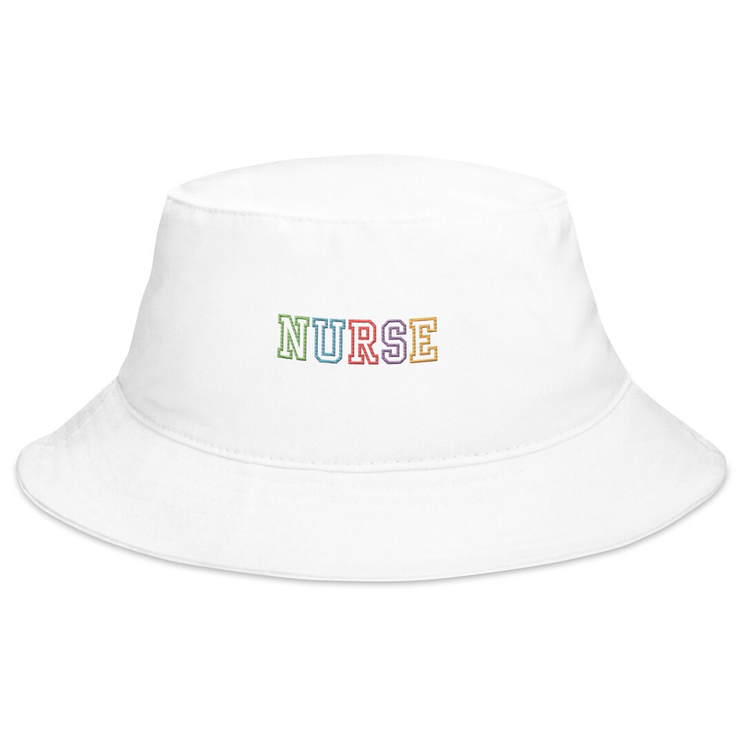 Nurse Bucket Hat, Nursing Summer Hat, RN Hat, Nursing Gift, Nursing ...