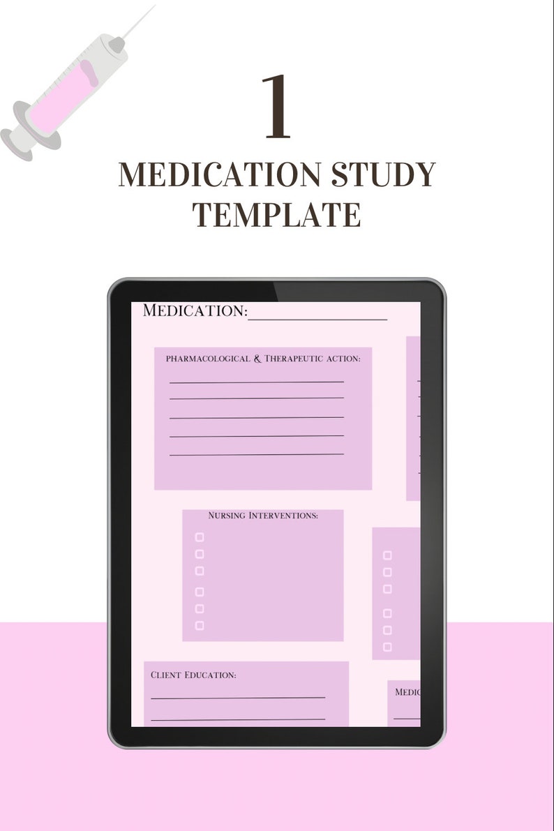 nursing-study-templates-etsy