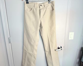 Vintage Y2K Wrangler Straight Leg Jeans Men's 33x31 Beige Retro Pants
