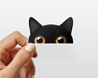 Funny Cat Sticker for Cat Lover