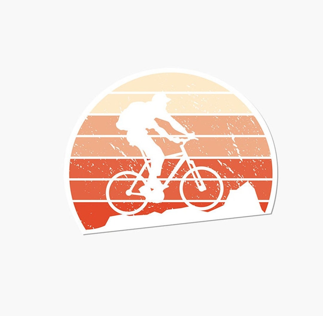 Bicycle Decal, Bicycle Sticker, Riding Bicycle Decals Stickers - Etsy