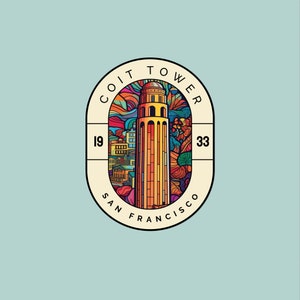 San Francisco Sticker, Travel Sticker, Travel Decal, Water Bottle, Laptop Sticker, Gift for Bestfriend