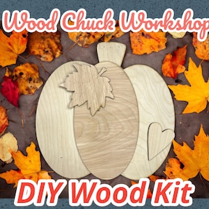 Fall Thanksgiving Layered Pumpkin blank DIY KIT