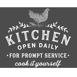 Cook It Yourself - Mesh Stencil 18x12 reusable adhesive transfer / stencil