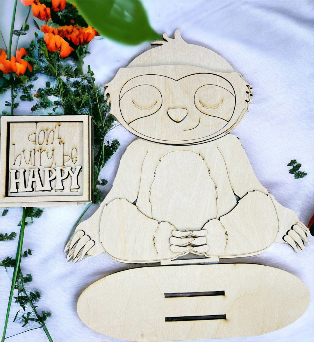 SLOTH Wildlife Interchangeable Shelf Sitter and Hat or Bow Add on ...