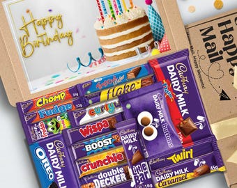 Cadbury Birthday Chocolate Hamper | Thank You Chocolate Gift Box | Chocolate Postal Gift | Thinking of You Gift | Fathers Day Gift