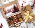 Luxury Christmas Brownies, Brownie Box, Brownies by Post, Birthday Brownies, Christmas Gift
