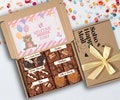 Personalised New Baby Gift Box Brownies,Pregnancy Gift Box,Congratulations Baby Brownies,Baby Shower Gift Box,Baby Girl,Chocolate Gift Box