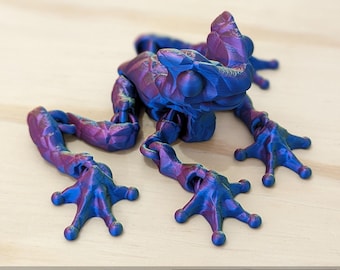 RANA CRISTALIZADA Articulada 002 / Archivo STL / Productos Digitales