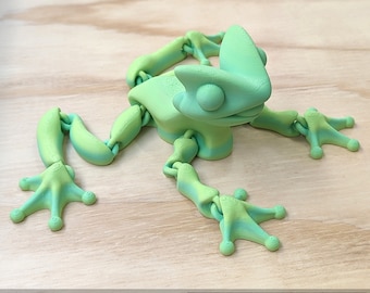 Articulated frog 001 | STL File | Digital Products