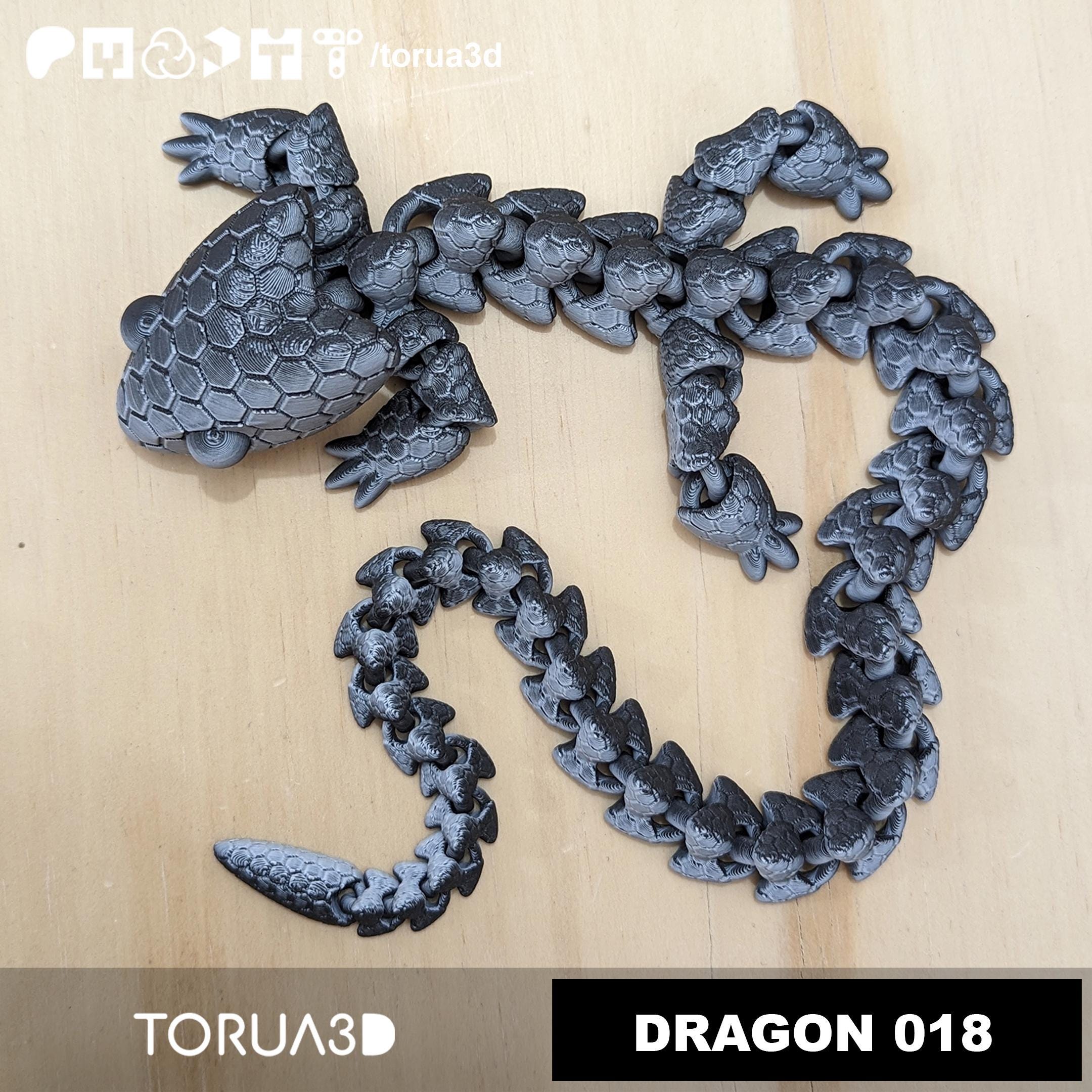 Articulated Dragon STL File | 3D Print Model - Etsy