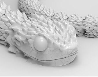 Articulated Snake 3D Printing STL File