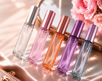 Refillable Travel Perfume Atomizer Bottle 10ml / 20ml – Mini Glass Spray Bottle for Fragrance, Portable Refillable Perfume for Travel