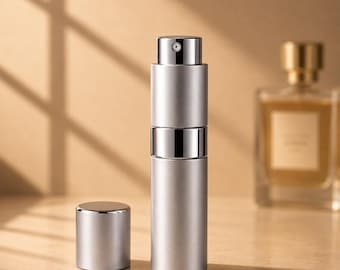 Reiseparfümzerstäuber 8 ml & 15 ml | Nachfüllbare Parfüm-Sprühflasche | Auslaufsicherer Taschenzerstäuber | Parfüm für unterwegs