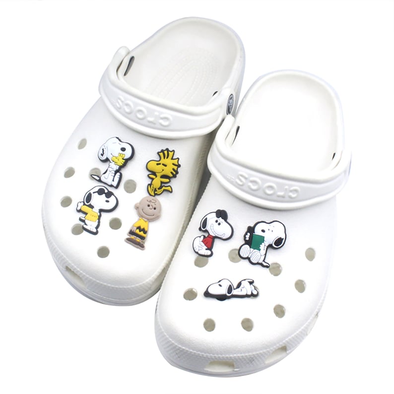 7 Pcs Peanuts Croc Charms Cartoon Croc Charms Snoopy Shoe Etsy Canada