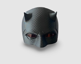 Máscara de Daredevil, máscara renacida, negra, temporada 2