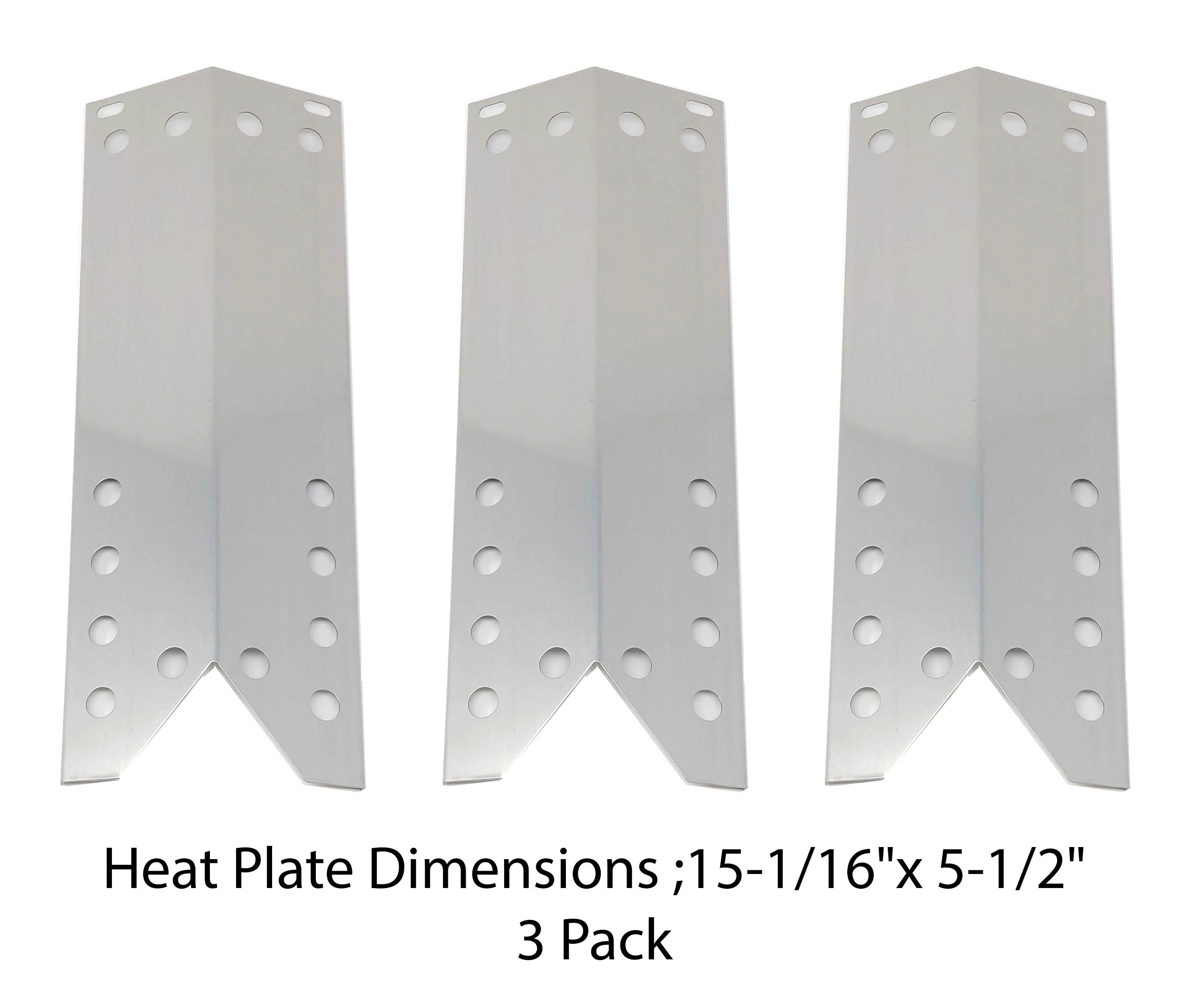 Replacement Heat Plate / Heat Shield For Nexgrill, Capt'n Cook, Coleman Gas Grill Models 3 thumbnail image