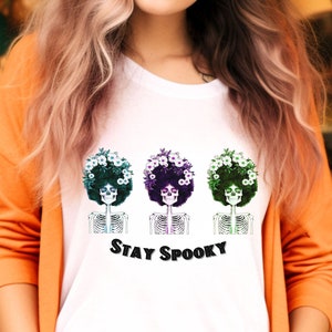 Stay Spooky Unisex t-shirt, Halloween Shirt, Spooky Season Shirt, Plus Size Halloween, Retro Halloween