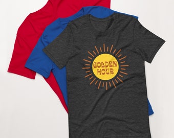 T-shirt retrò Golden Hour